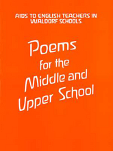 Cover für Poems for the Middle and Upper School