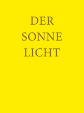 Cover für Der Sonne Licht (Normalausgabe)