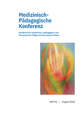 Cover für Medizinisch-Pädagogische Konferenz August 2020 Heft 93