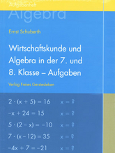 Cover für Aufgabenheft für Schüler zur Algebra in der 7. und 8. Klasse