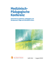 Cover für Medizinisch-Pädagogische Konferenz - August 2023 Heft 104