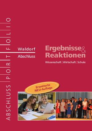Cover für Abschlussportfolio - Waldorfabschluss - Ergebnisse & Reaktionen