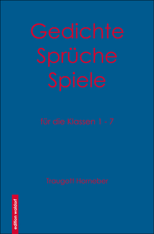 Cover für Gedichte, Sprüche, Spiele