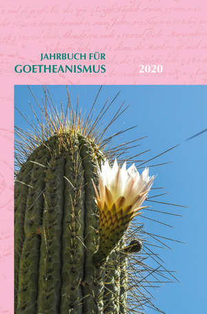 Cover für Jahrbuch für Goetheanismus 2020