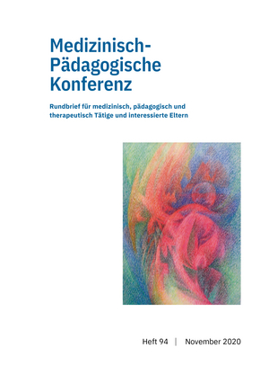 Cover für Medizinsch-Pädagogische Konferenz November 2020 Heft 94