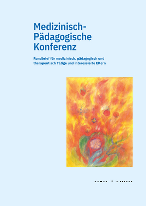 Cover für Medizinisch-Pädagogische Konferenz Mai 2022 Heft 99