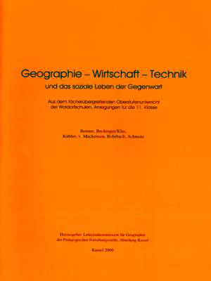 Cover für Geographie - Wirtschaft - Technik  und das soziale Leben der Gegenwart